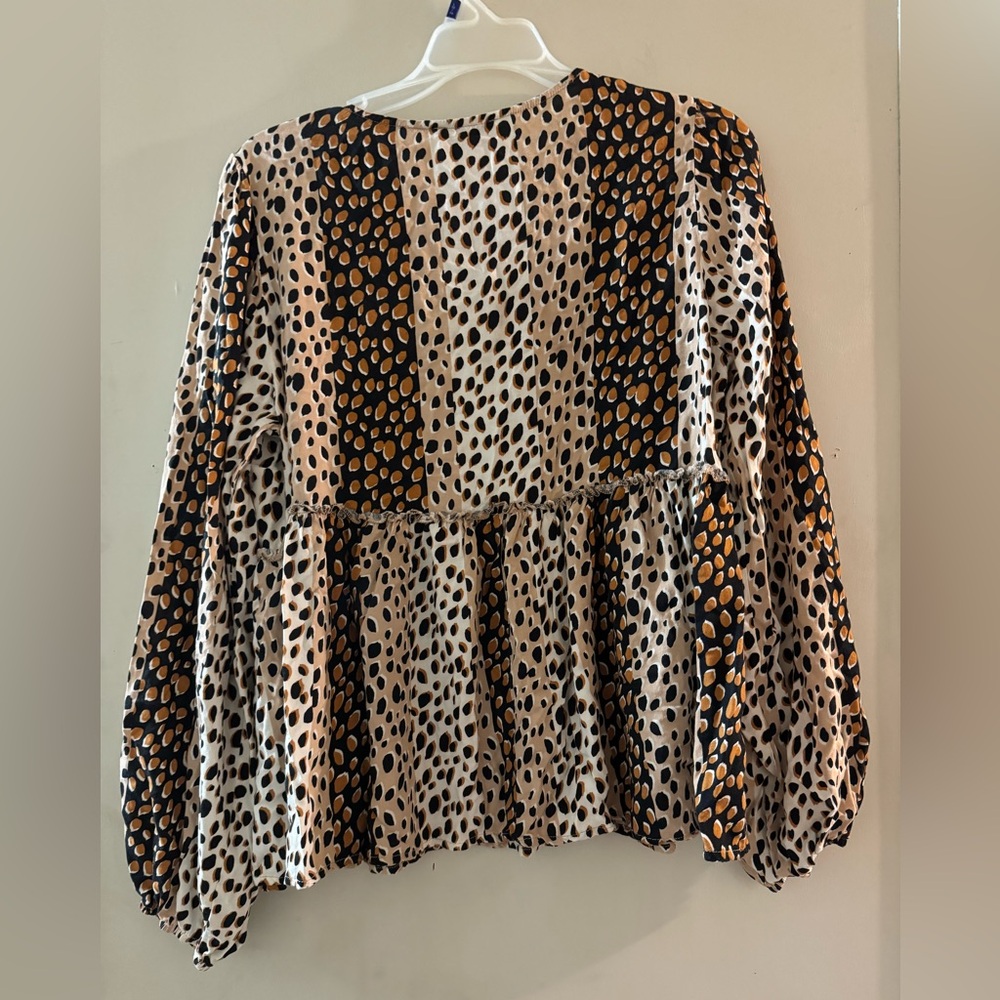 Gorgeous Leopard Print Top Andree By Unit Baby Do… - image 4